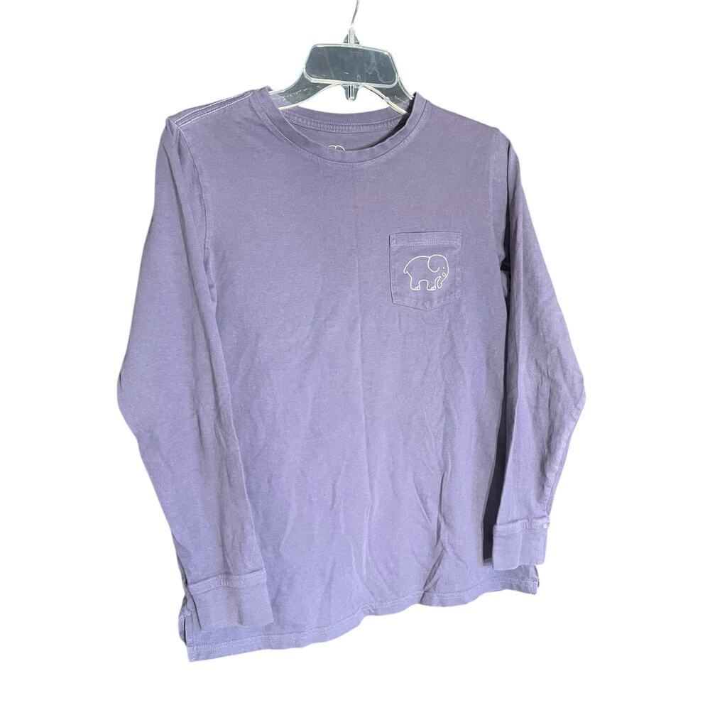 Ivory Ella Deep Purple Long Sleeve Shirt Size Small